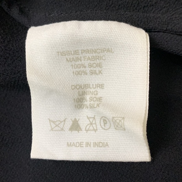 Vanessa Bruno black silk baby doll dress - Picture 7 of 10